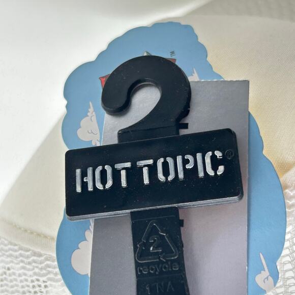 Cartoon Network Adventure Time Finn Adult OS White Trucker Snapback Mesh Hat NEW - Picture 9 of 9